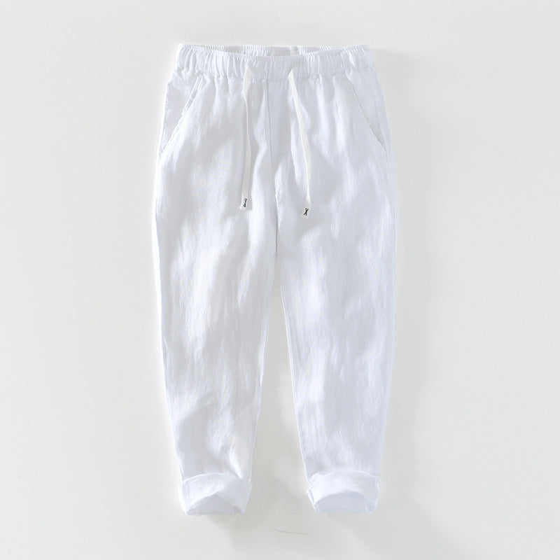 The Coastal Linen Drawstring Pants