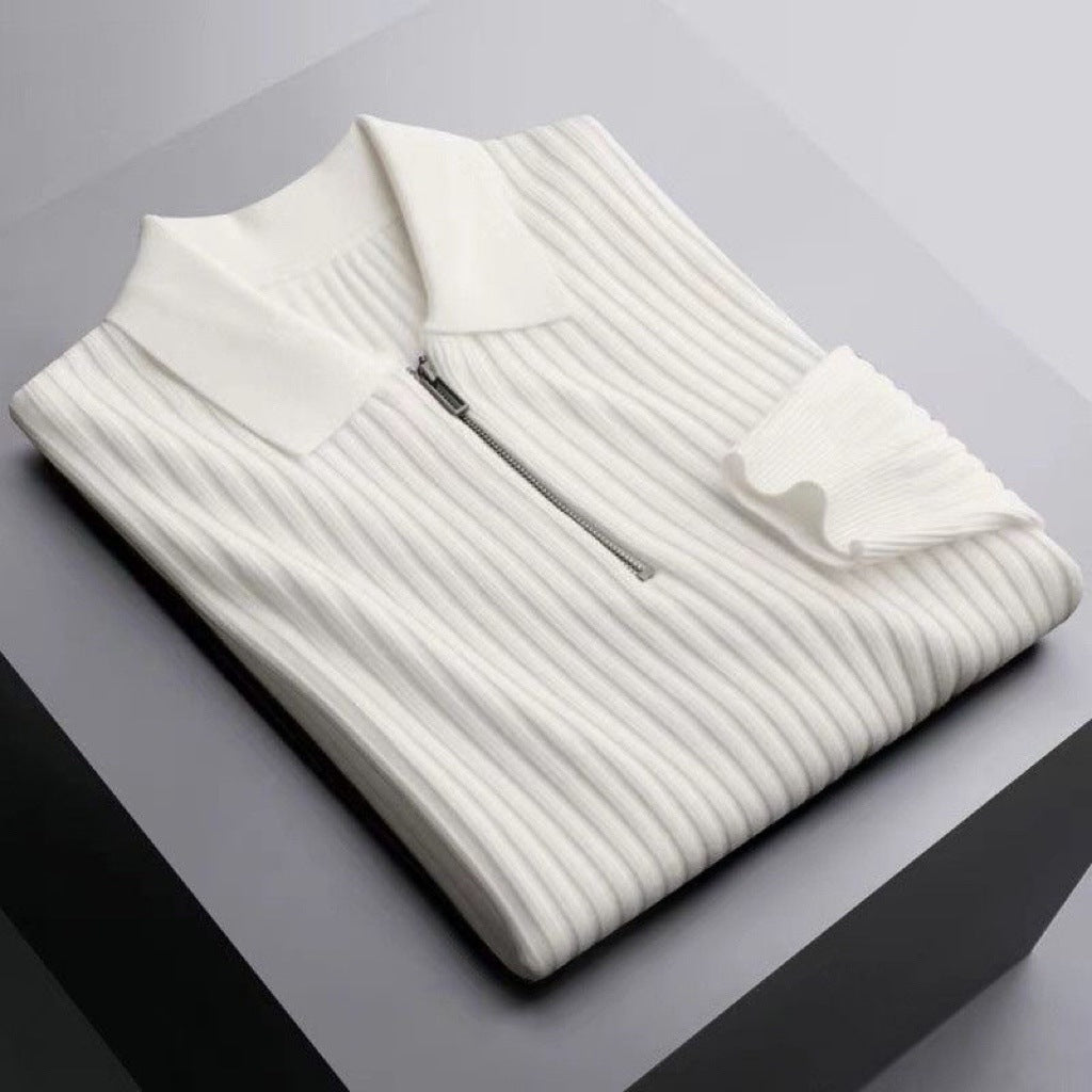 The Alpine Ribbed Half-Zip Sweater