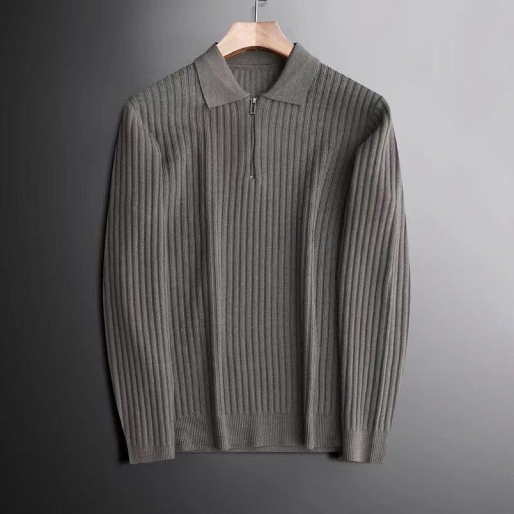 The Alpine Ribbed Half-Zip Sweater