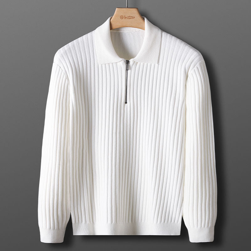 The Alpine Ribbed Half-Zip Sweater