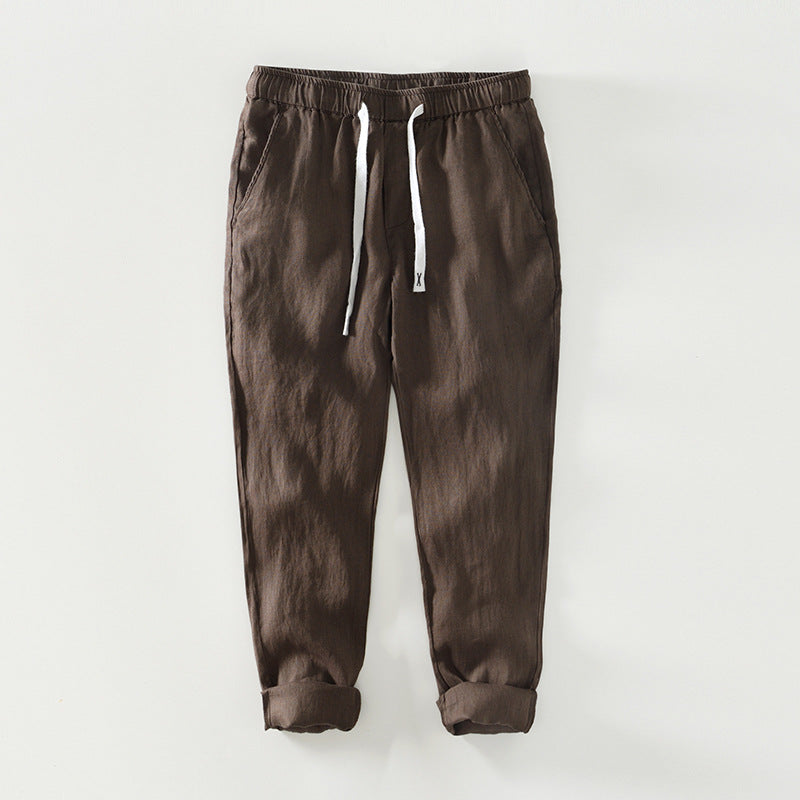 The Coastal Linen Drawstring Pants