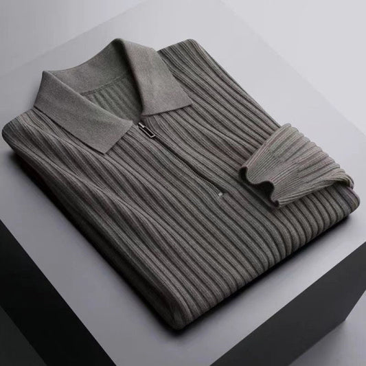 The Alpine Ribbed Half-Zip Sweater