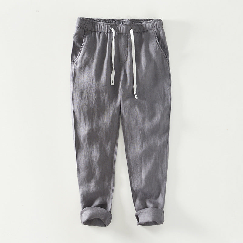 The Coastal Linen Drawstring Pants