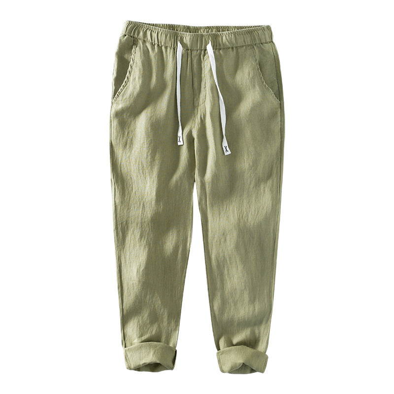 The Coastal Linen Drawstring Pants