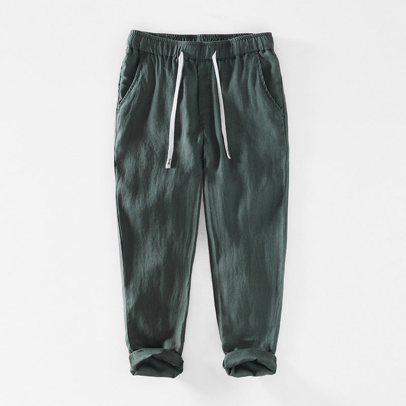 The Coastal Linen Drawstring Pants